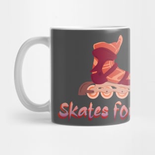 Red Skates for Life Mug